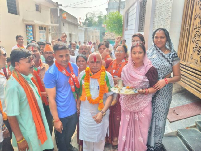 Betul BJP News : विकास-जनकल्याणकारी योजनाओं के लिए शहर में मिल रहा भाजपा केा जनसमर्थन
