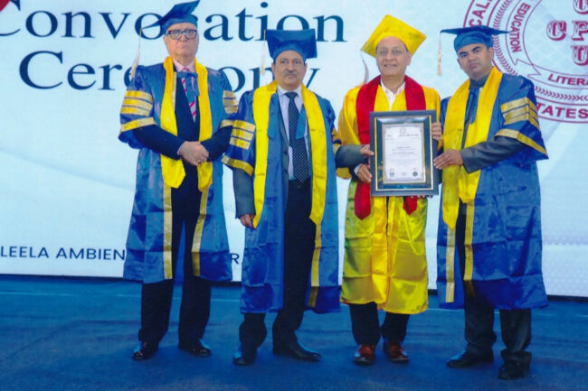 Betul Samachar : केलीफोर्निया पब्लिक यूनिवर्सिटी से मिली गुगनानी को मानद पीएचडी