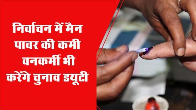 Betul Samachar : निर्वाचन में मैन पावर की कमी, वनकर्मी भी करेंगे चुनाव ड्यूटी