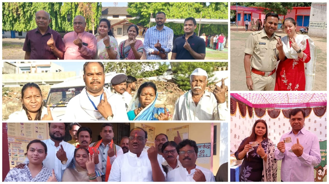 Lok Sabha Voting: चिलचिलाती धूप बेअसर: मतों की आहूति देने कतार में लगे मतदाता