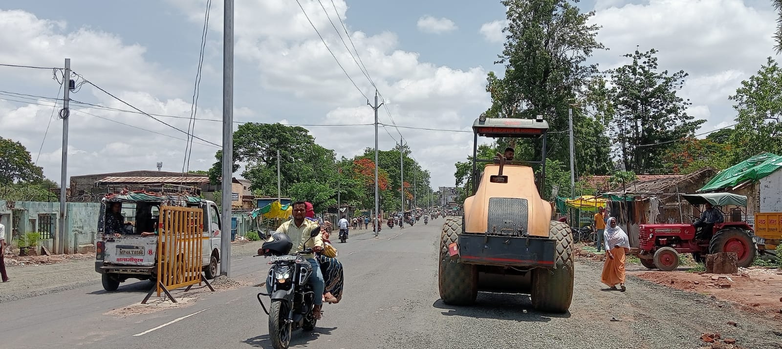 Betul Samachar : तीन माह बाद से बंद पड़े कोठीबाजार मार्ग का काम फिर शुरू