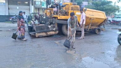 Betul Samachar: एक वर्ष में गंज मुख्य मार्ग की सड़क में फिर गड्ढों का डामरीकरण