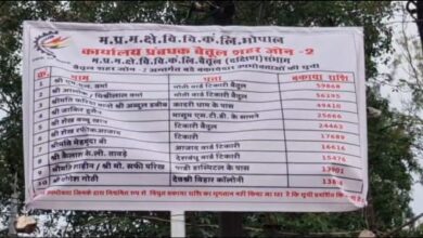 Betul Samachar: बिजली के बकायादारों के नाम पर मचा बवाल, कम्पनी पर बदनाम करने का आरोप