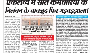 Betul News: एकलव्य के अस्थाई कर्मचारी अपात्रों के घरों की कर रहे अर्दली!