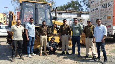Betul Samachar: जेसीबी मशीन चोरी का आरोपी 24 घण्टे के भीतर गिरफ्तार