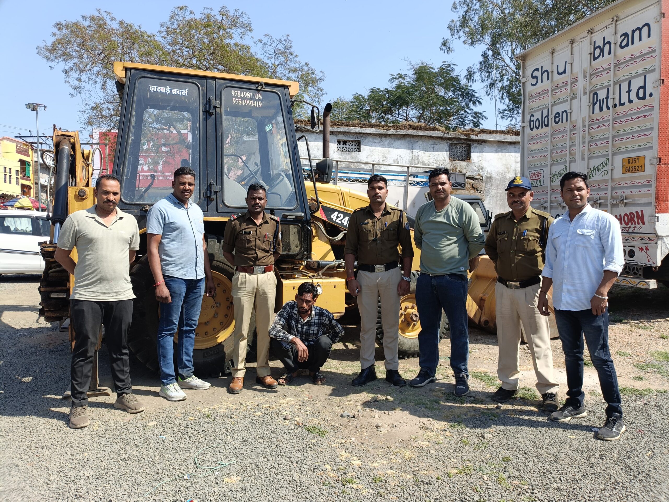 Betul Samachar: जेसीबी मशीन चोरी का आरोपी 24 घण्टे के भीतर गिरफ्तार