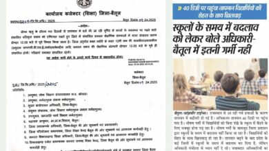 Betul Breaking News: खबर का असर- जिले के नौनिहालों को नहीं जाना होगा तपती धूप में स्कूल, सांझवीर की खबर के अगले दिन हुआ आदेश जारी, कब दोपहर 12 बजे के पहले ही लगेंगे स्कूल