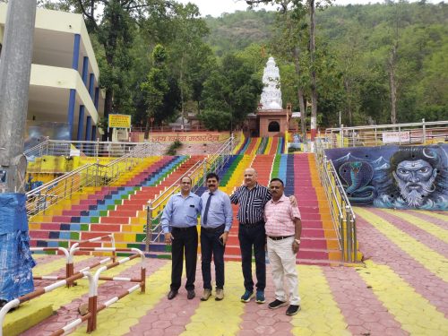 Satpuda Power Plant New Unit - बाबा मठारदेव का आशीर्वाद लेकर पावर प्लांट का स्वरूप देखने पहुंची टीम