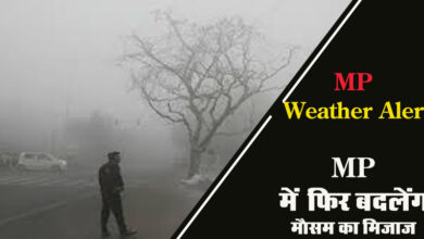 MP Weather Alert Today : MP फिर बदलेंगा मौसम का मिजाज, छाए रहेंगे बादल कई जिलों में घने कोहरे और कोल्ड डे का अलर्ट जारी...